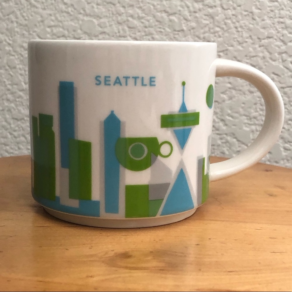 Starbucks You Are Here “Seattle” Coffee Mug 2014 EUC